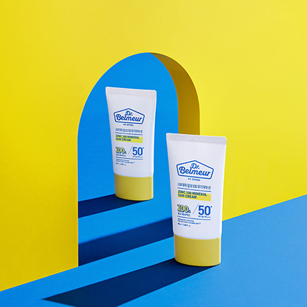 DR.BELMEUR UV Derma Zinc 100 Mineral Sun Cream 50ml | Kool Seoul