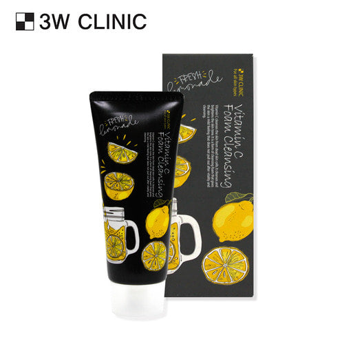 3W CLINIC Vitamin C Foam Cleansing 100ml | Kool Seoul