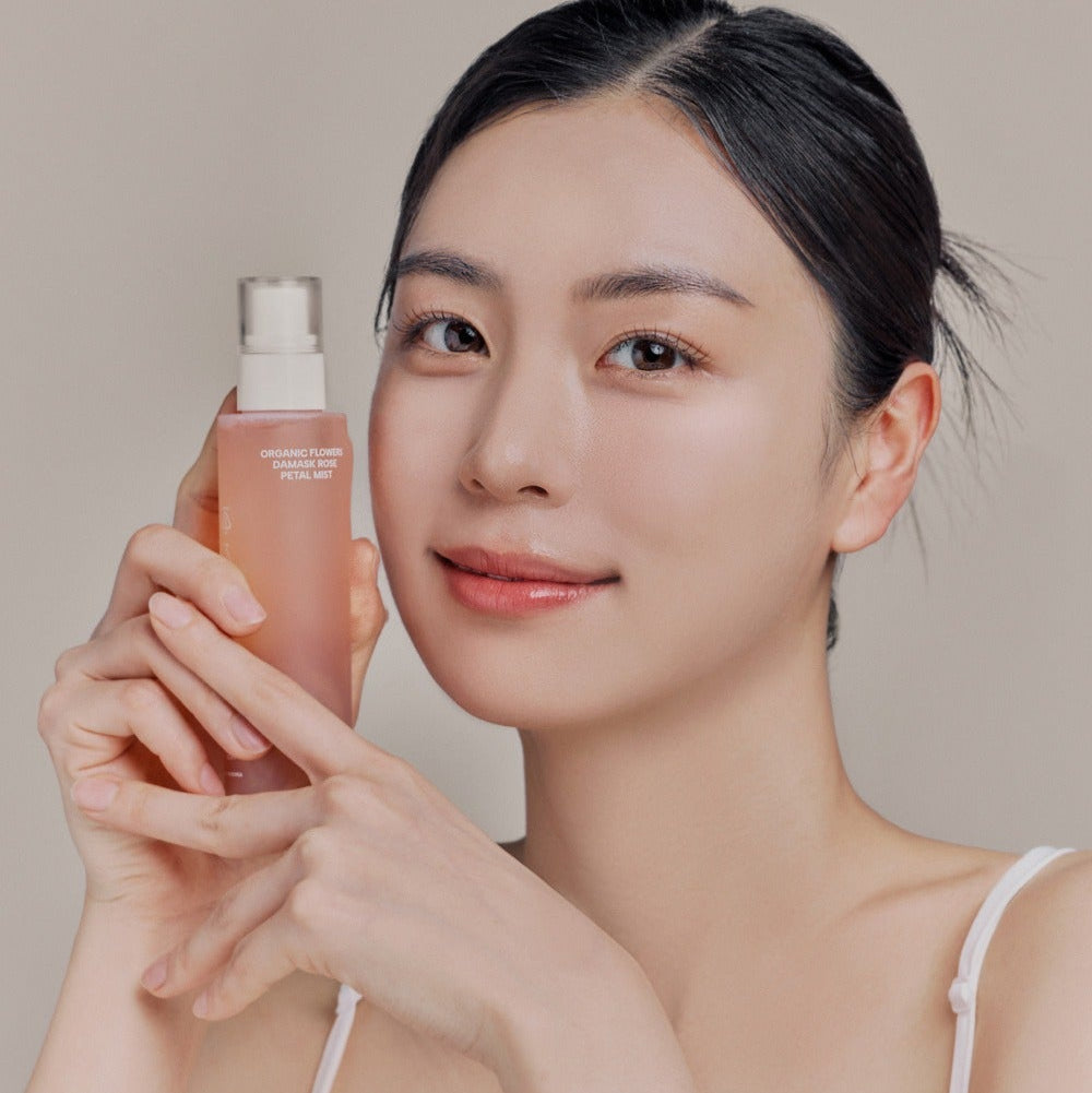 WHAMISA Organic Flower Fermented Rose Petal Mist 100ml