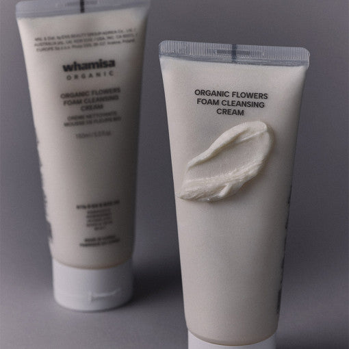 WHAMISA Organic Flowers Foam Cleansing Cream 150ml | Kool Seoul