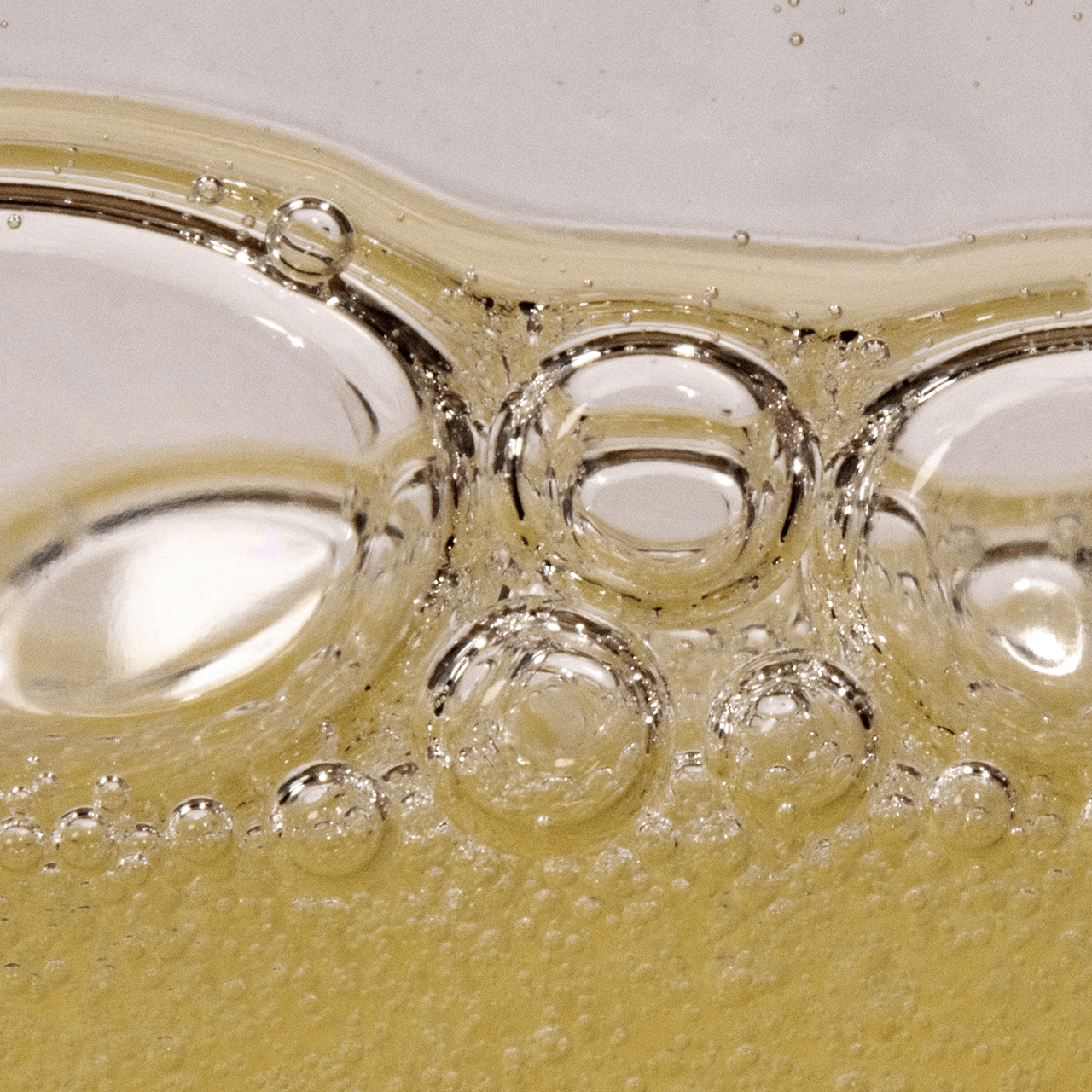 Close-up of XOUL Pure Cell Cleansing Gel 130ml highlighting its bubbly texture and quality formula for effective skincare cleansing