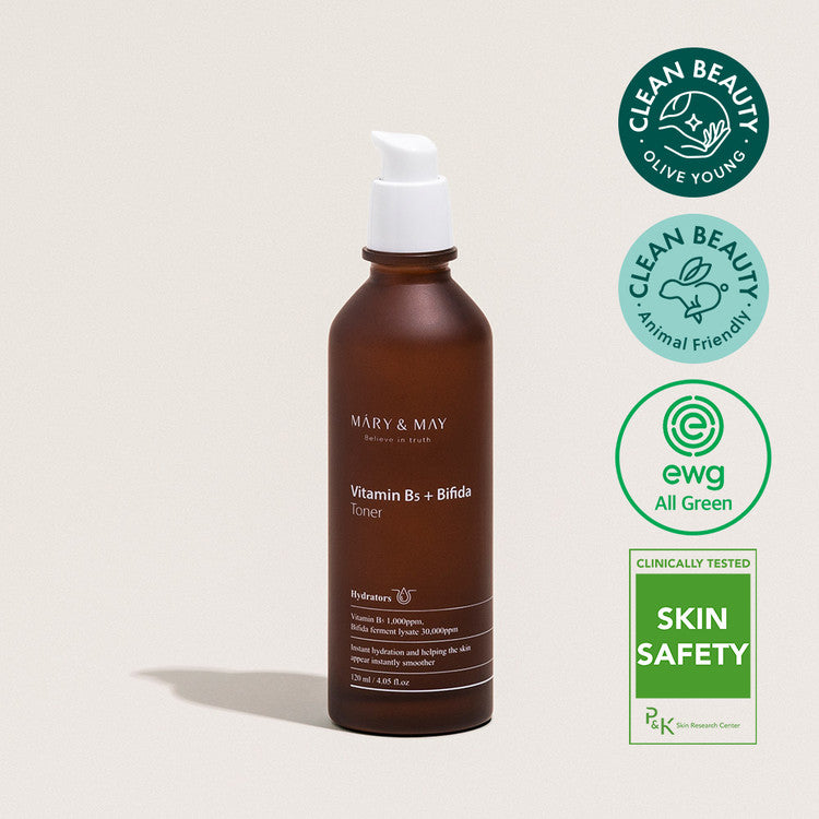 MARY & MAY Vitamin B5 + Bifida Toner 120ml | Kool Seoul