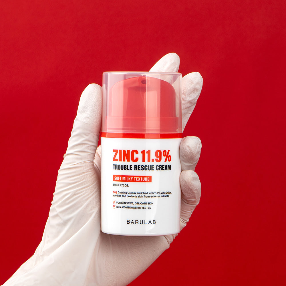 BARULAB Zinc 11.9 Percent Trouble Rescue Cream | Kool Seoul
