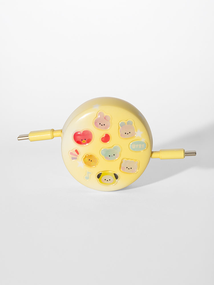 BT21 100W RETACTABLE USB-C CABLE (minini 150cm)