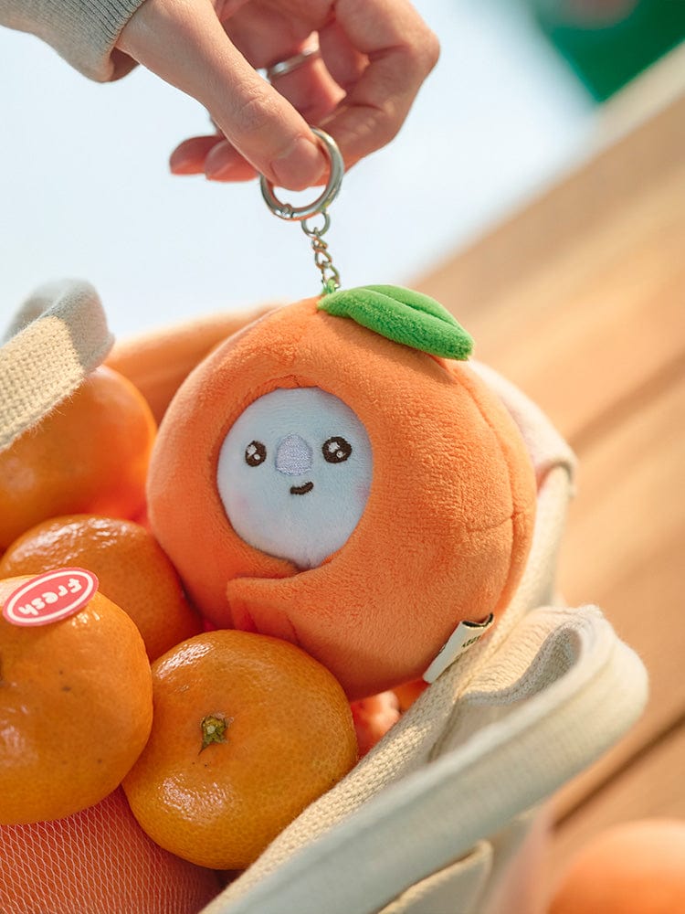 BT21 KOYA BABY PLUSH KEYRING ORANGE PARTY