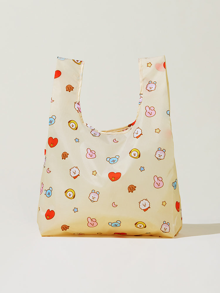 BT21 PATTERN MARKET BAG BASIC