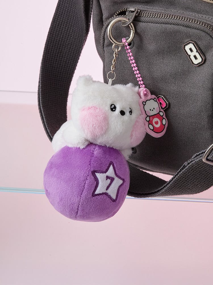 BT21 RJ ミニミニぬいぐるみ キーリング ラッキーガチャ