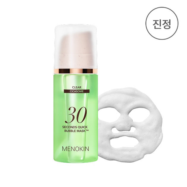 MENOKIN 30 Seconds Quick Bubble Mask Clear 100 ml