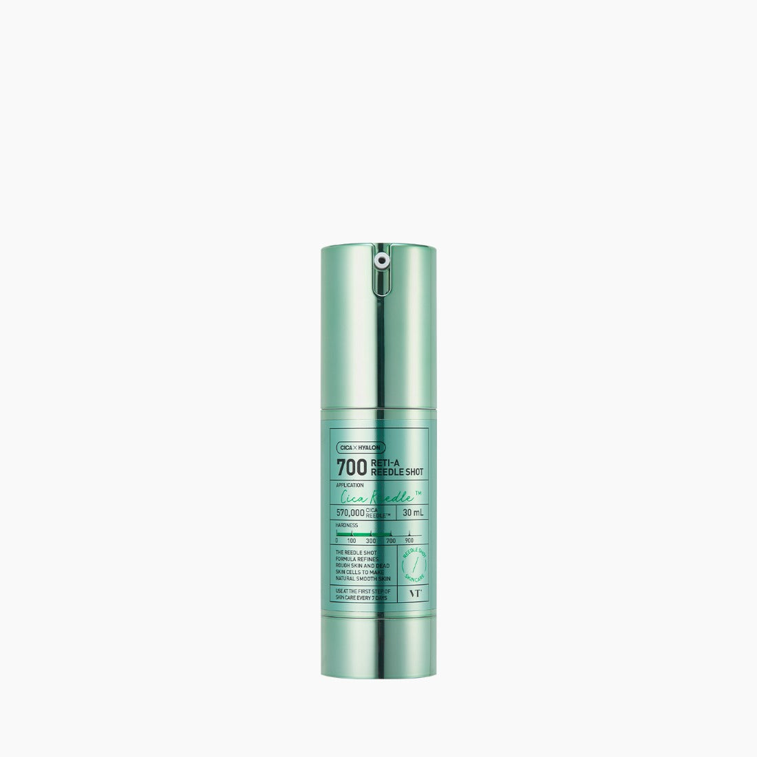 VT COSMETICS Reti-A Reedle Shot® skincare product in green bottle
