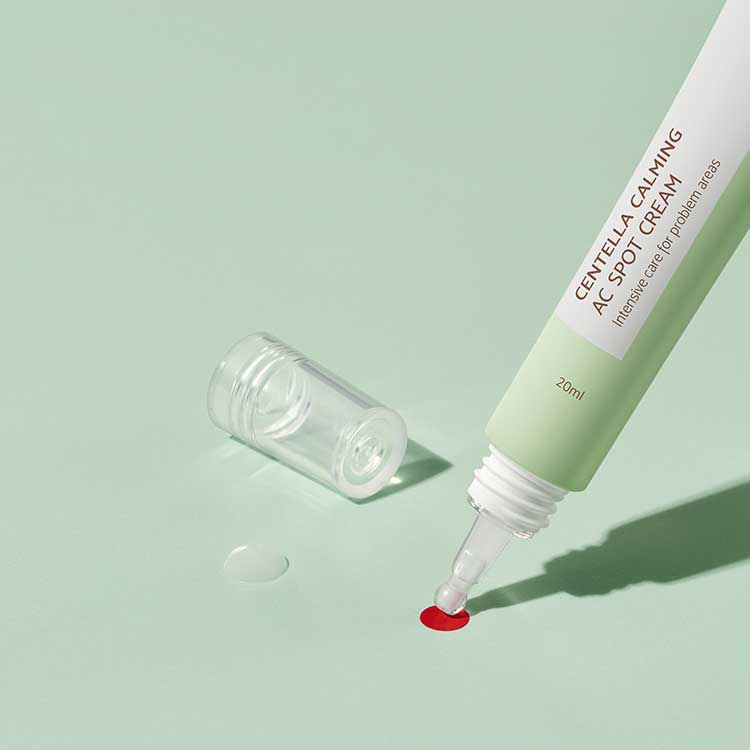 iUNIK Centella Calming AC Spot Cream 20ml disponible sur Ma petite Coree, ton Eshop 100% K-beauty en direct de Seoul