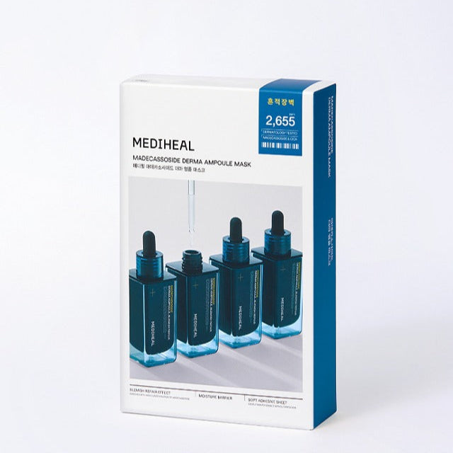 MEDIHEAL Madecassoside Derma Ampoule Mask 10 sheets | Kool Seoul