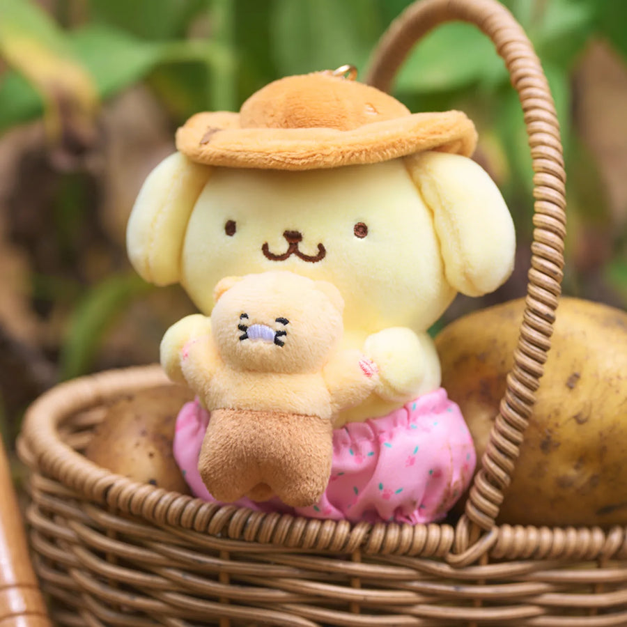Plush Keychain Pompompurin X Friends Pompompurin - Kakao Friends
