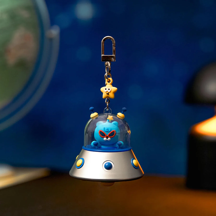 Keychain Lucky Delivery UFO Beam Little Ryan - Kakao Friends