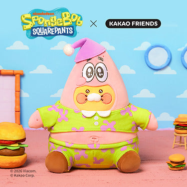 Kakao Friends - スポンジボブxフレンズ ベイビーパトリックぬいぐるみ ベイビーチュンシク