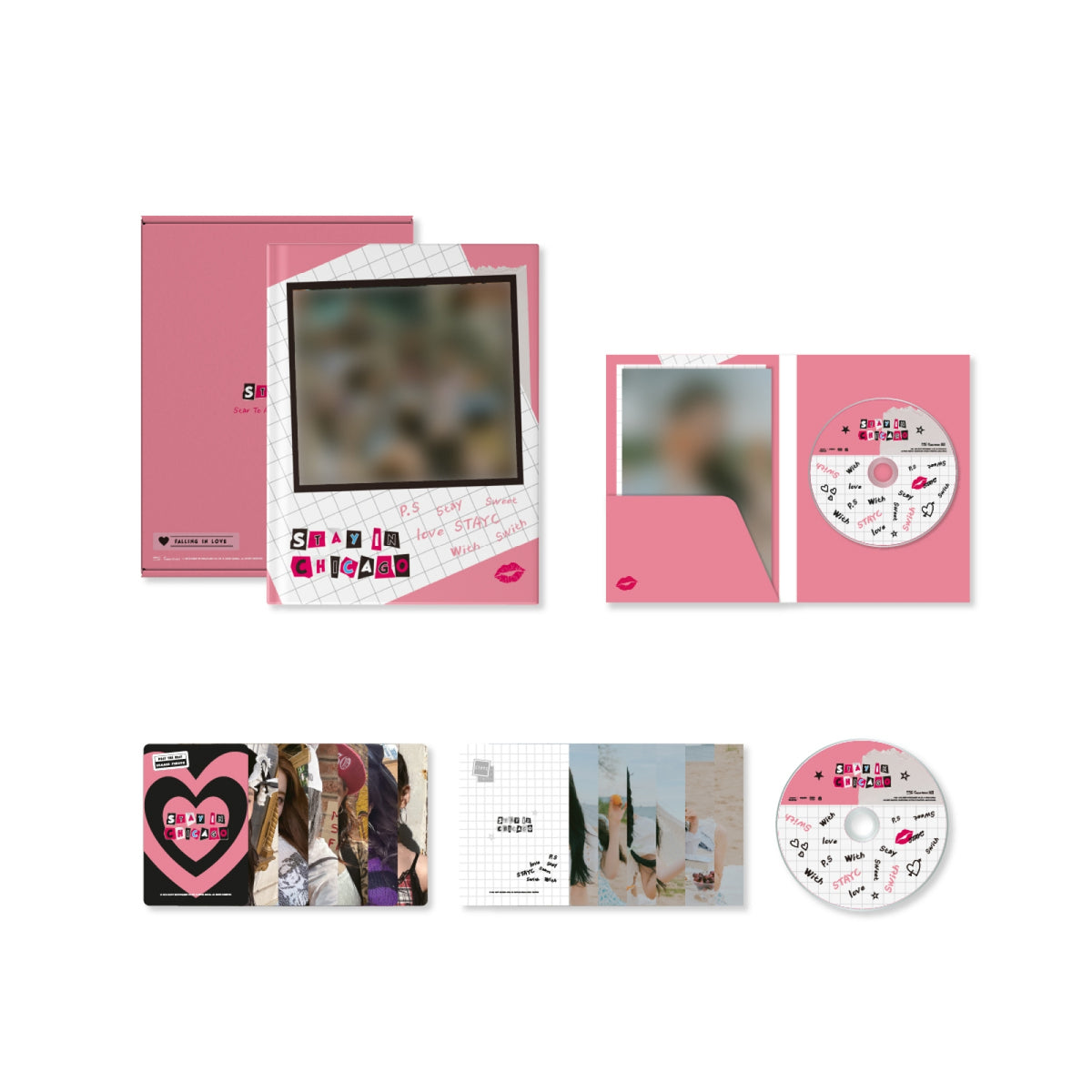 STAYC - 01 Photobook Set - STAY IN CHICAGO Pop-Up Store