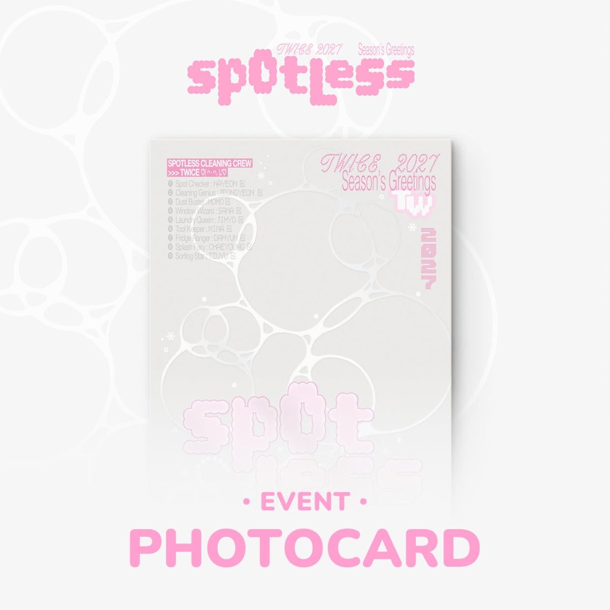 TWICE TWICE - 2027 Season's Greeting - Spotless