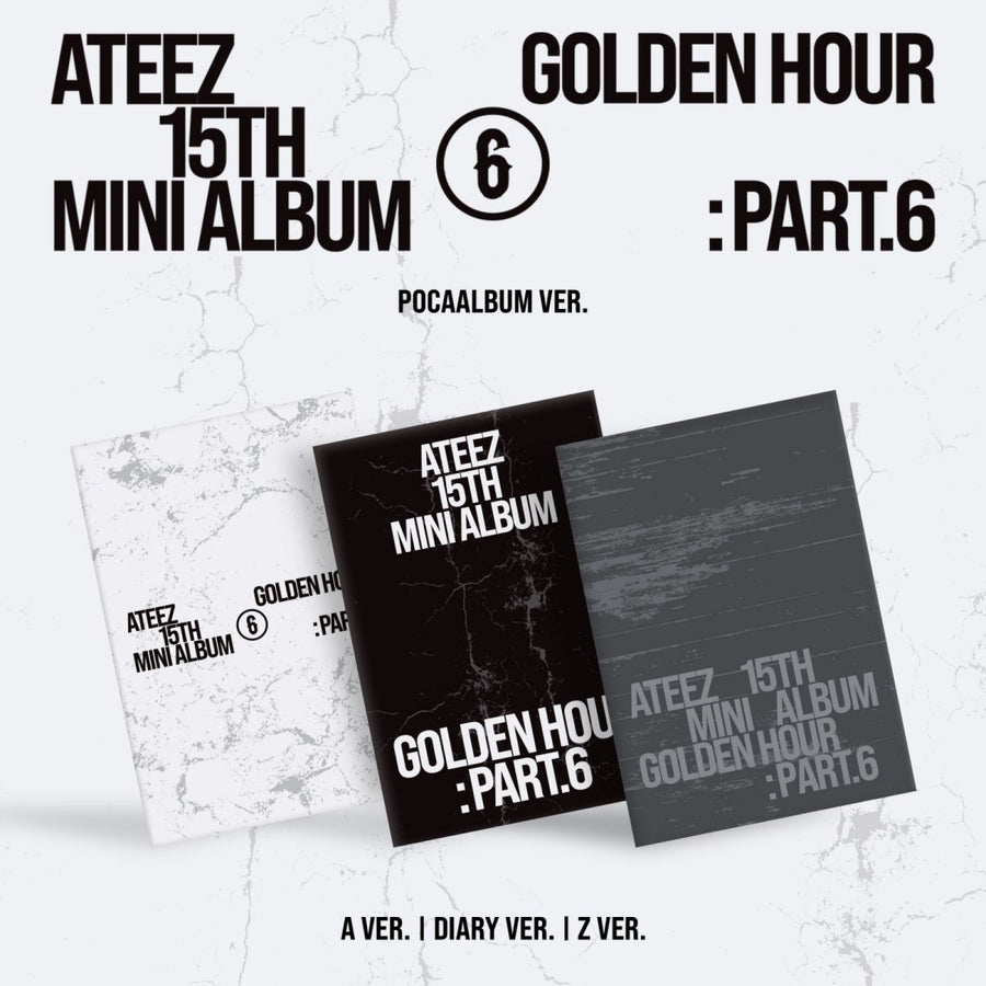 ATEEZ - GOLDEN HOUR : Part.6 - POCAALBUM Ver. - Mini Album (3-Album Set)