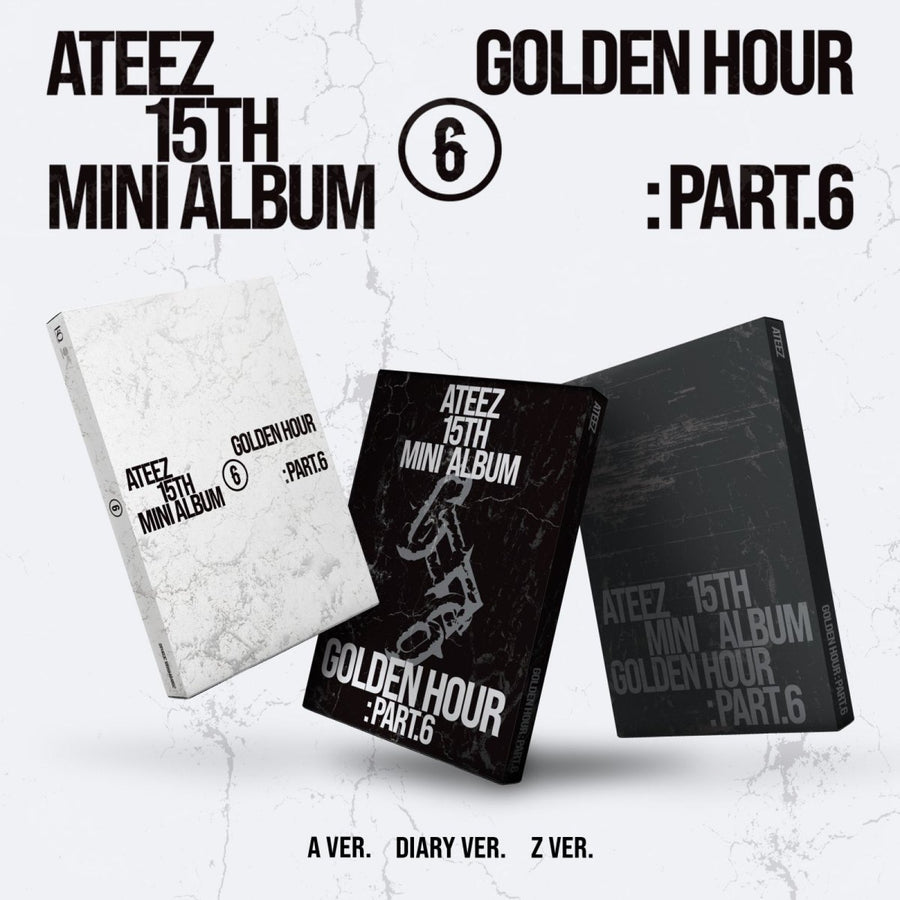 ATEEZ - GOLDEN HOUR : Part.6 - Mini Album (3-Album Set)