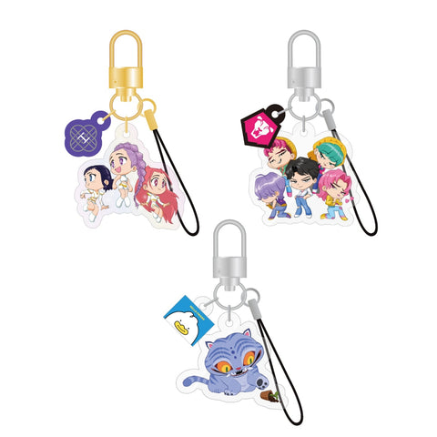 KPop Demon Hunters KPop Demon Hunters - Official Lightstick Keyring Charm - Select Version - Merch