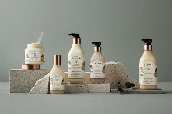 Passion and Beyond: Unlocking the Essence of Beauty with PASSION AND BEYOUN skincare range displayed elegantly
