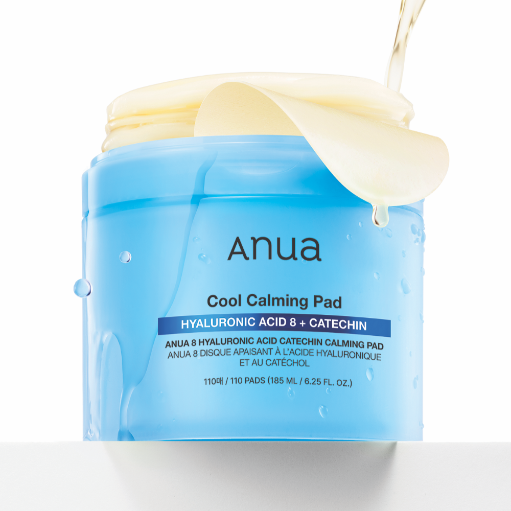 ANUA 8 Hyaluronic Acid Catechin Calming Pads 110 Pads - Kool Seoul Korean K-Beauty