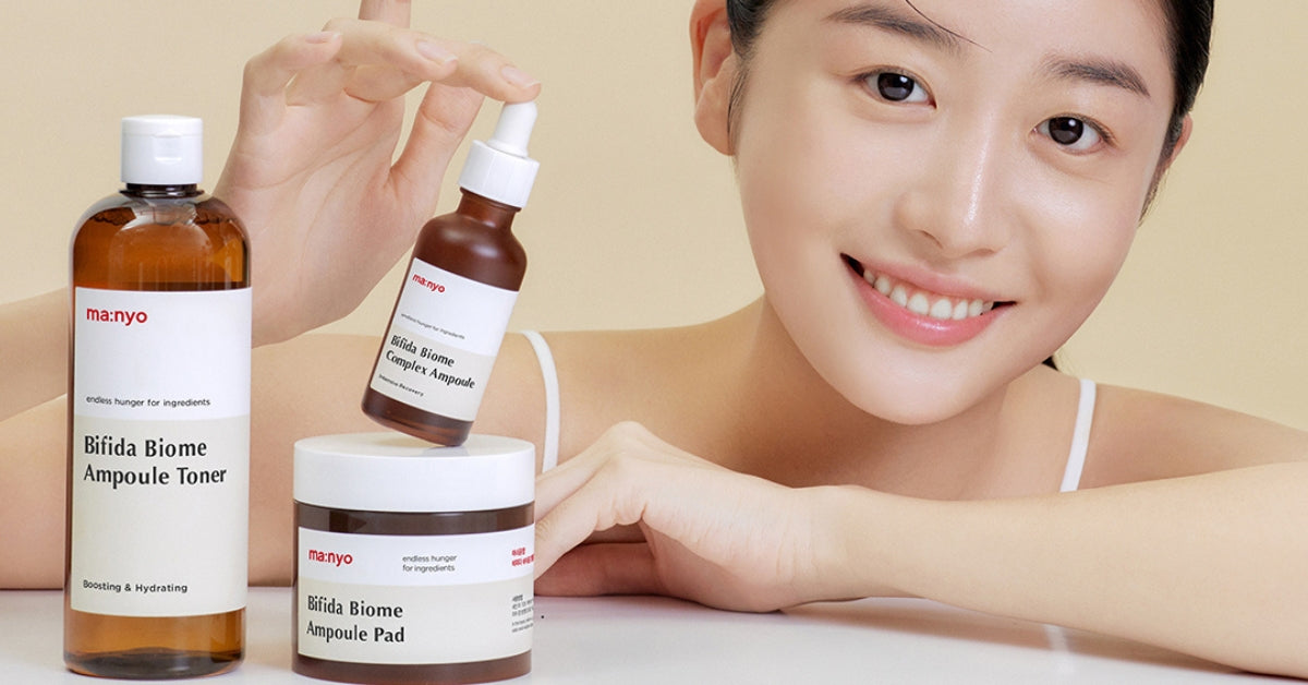Woman using MA:NYO product to Transform Your Skincare Routine with Korean Beauty's Secret