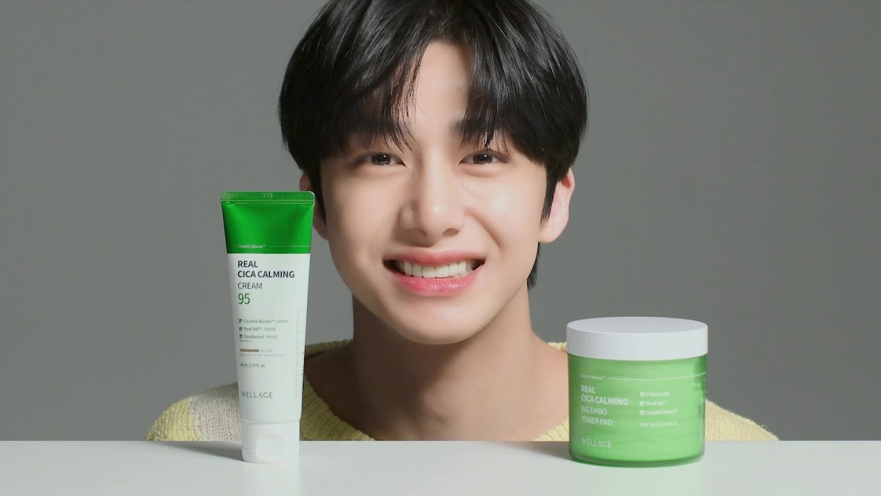 Unveiling WELLAGE: Redefining Skincare with Innovative Korean Beauty – Model showcasing WELLAGE products for skincare routine.