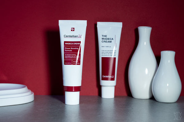Unlocking the Secrets of Timeless Beauty: Exploring CENTELL24 in Korean Skincare - Madeca Cream and The Madeca Cream on display