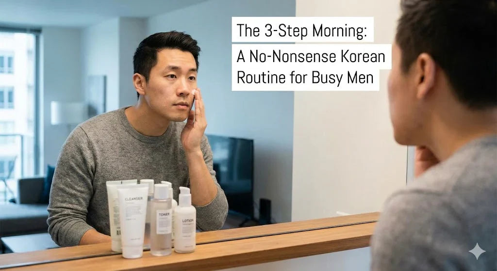 The 3-Step Morning: A No-Nonsense Korean Routine for Busy Men