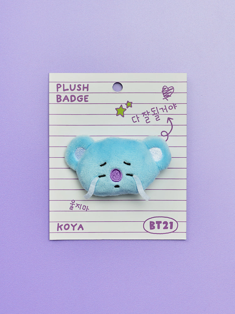 BT21 BOO-HOO FACE PLUSH BROOCH TODAY’S MOOD