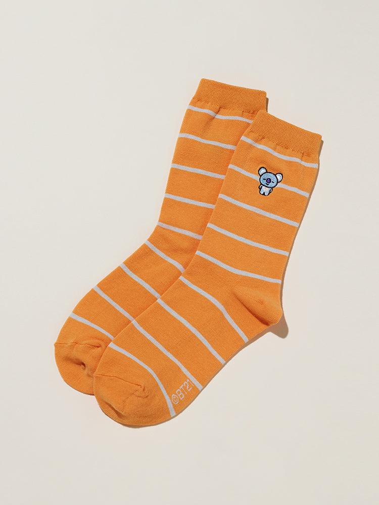 BT21 STRIPE SOCKS BASIC