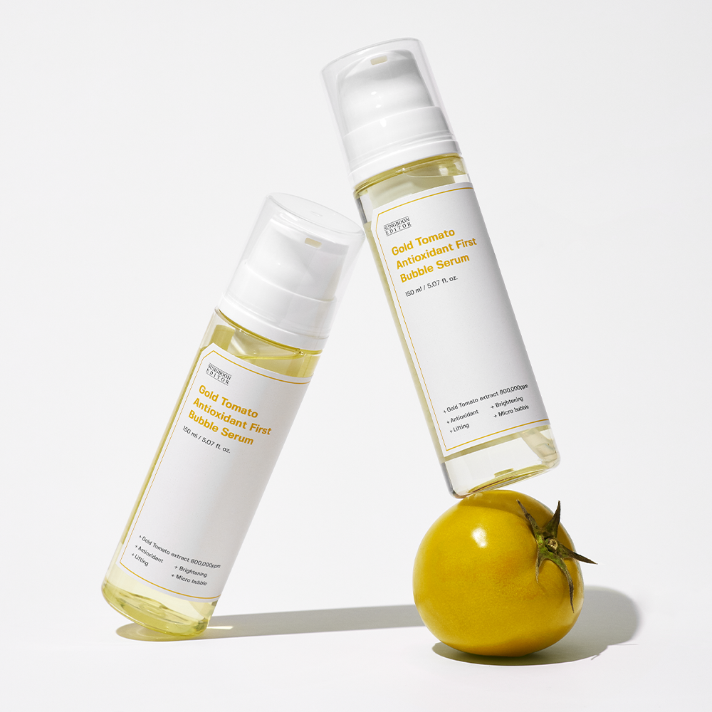 SUNGBOON EDITOR Gold Tomato Antioxidant First Bubble Serum 150ml disponible sur Ma petite Coree, ton Eshop 100% K-beauty en direct de Seoul
