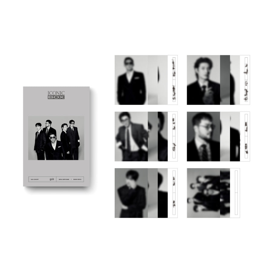 god - Postcard Book - 2025 god CONCERT [ICONIC BOX] Official MD
