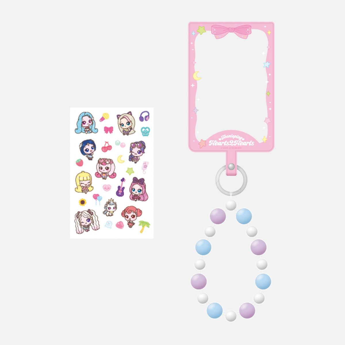 Hearts2Hearts Hearts2Hearts - Teenieping X Hearts2Hearts - Photocard Phone Strap