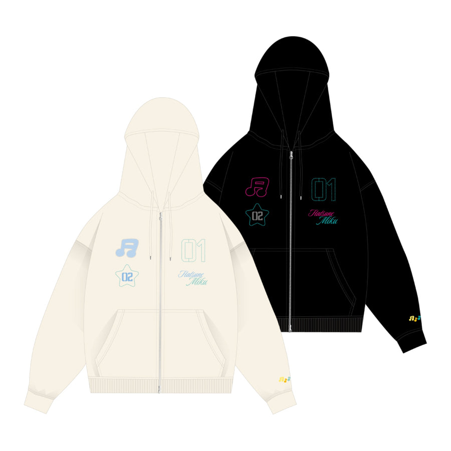 MIKU & RIN & LEN - Hoodie Zip-Up - Official Pop-Up Store MD