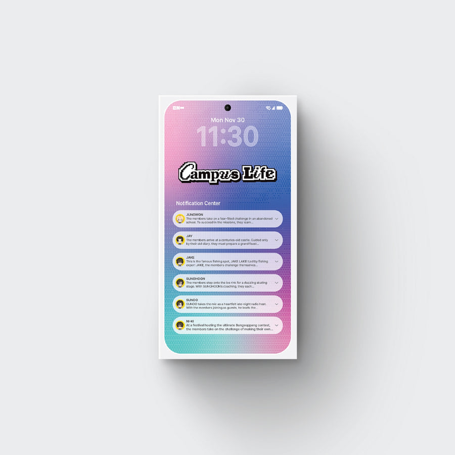 ENHYPEN - World Coupon Card Collection - Campus Life Basic Version