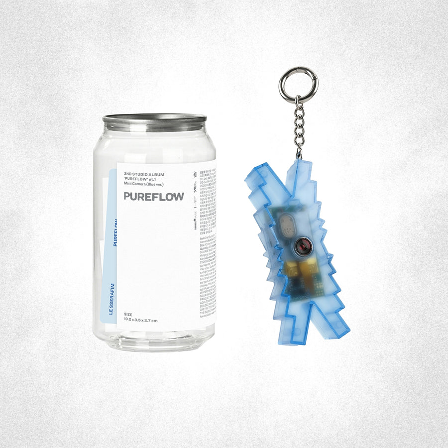 LE SSERAFIM - PUREFLOW pt.1 - Mini Camera Ver. Blue - Studio Album