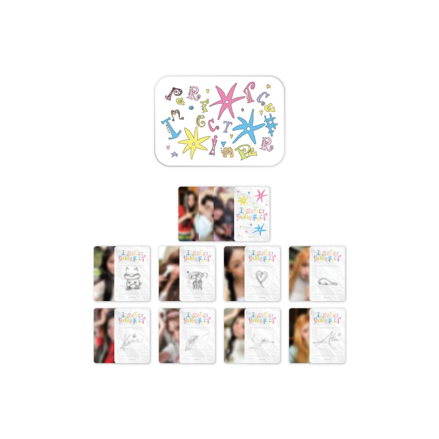 FIFTY FIFTY - Tin Case Photocard Set - Imperfect-I'mperfect - Official MD