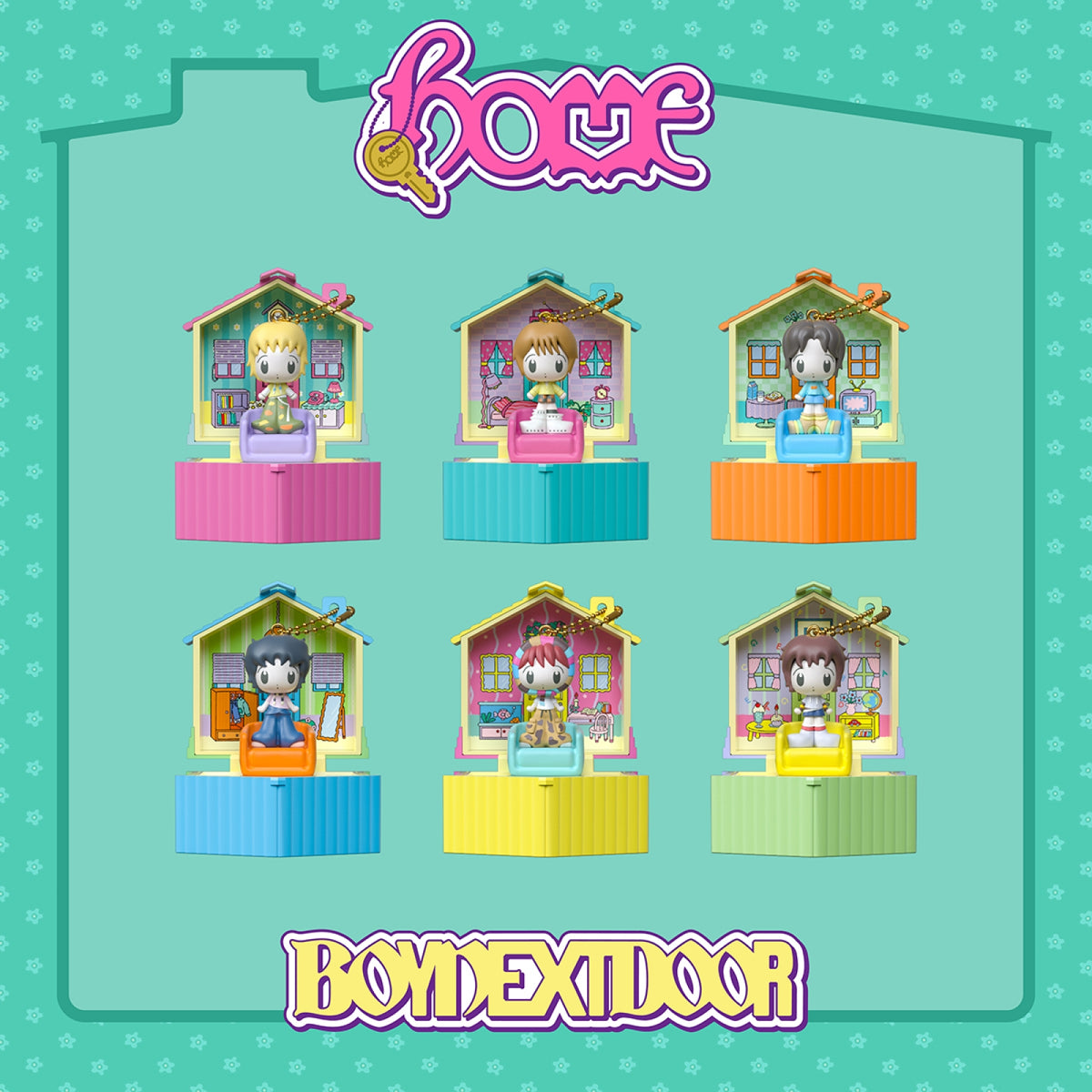 BOYNEXTDOOR BOYNEXTDOOR - HOME - Pocket Home Ver. - 1st Studio Album (Set of 6 Albums)