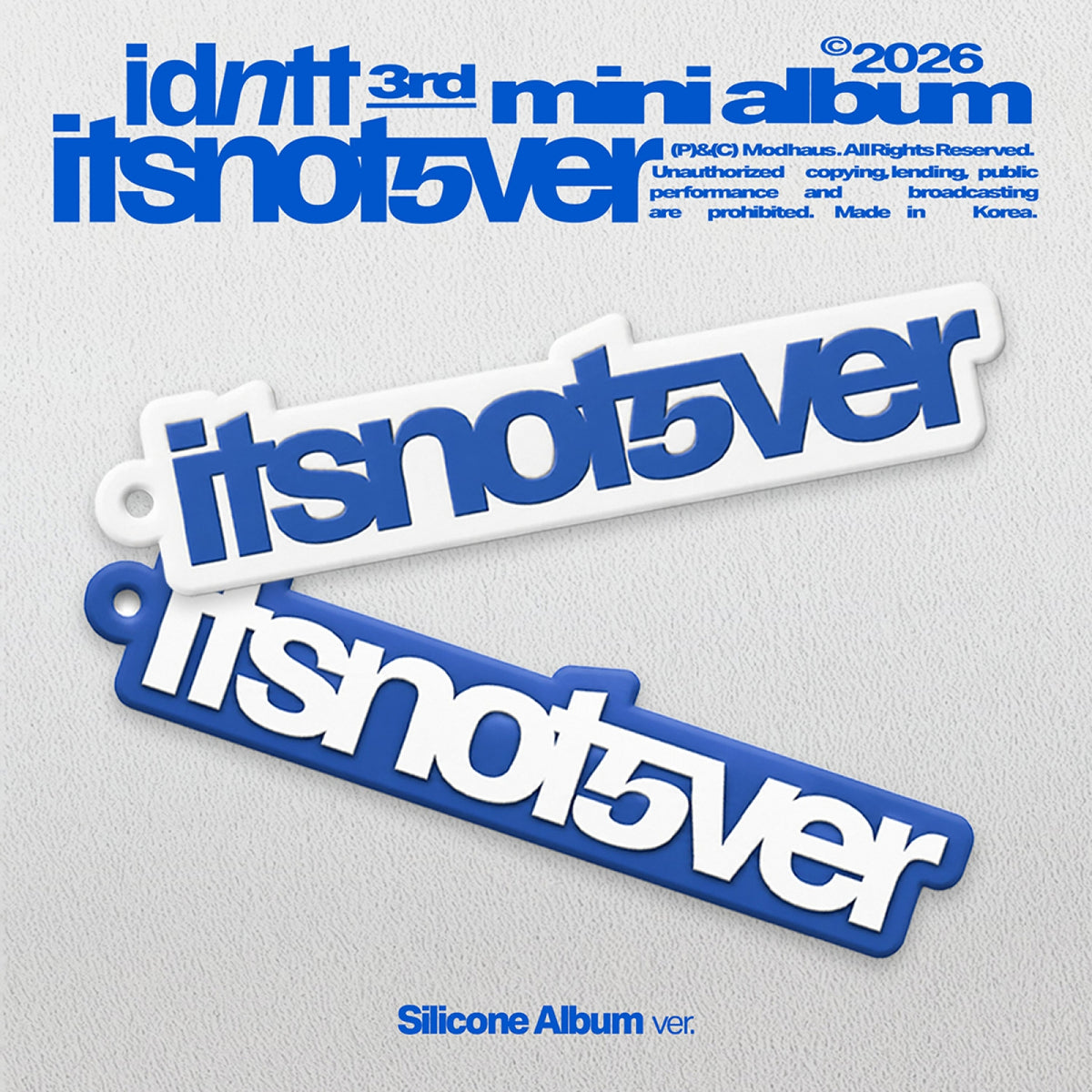 idntt idntt - itsnotover - Mini Album (Silicone Ver.)
