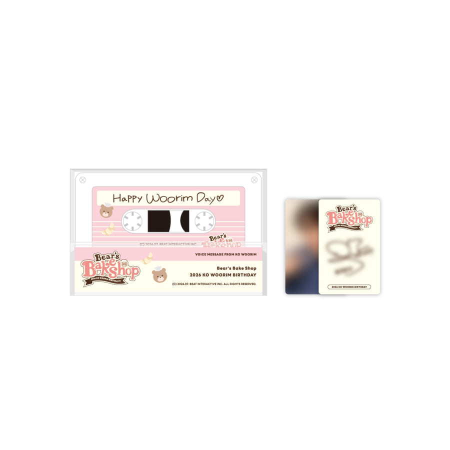 Ko Woorim - Voice Cassette Set - 2026 Birthday Bear's Bake Shop - Official MD
