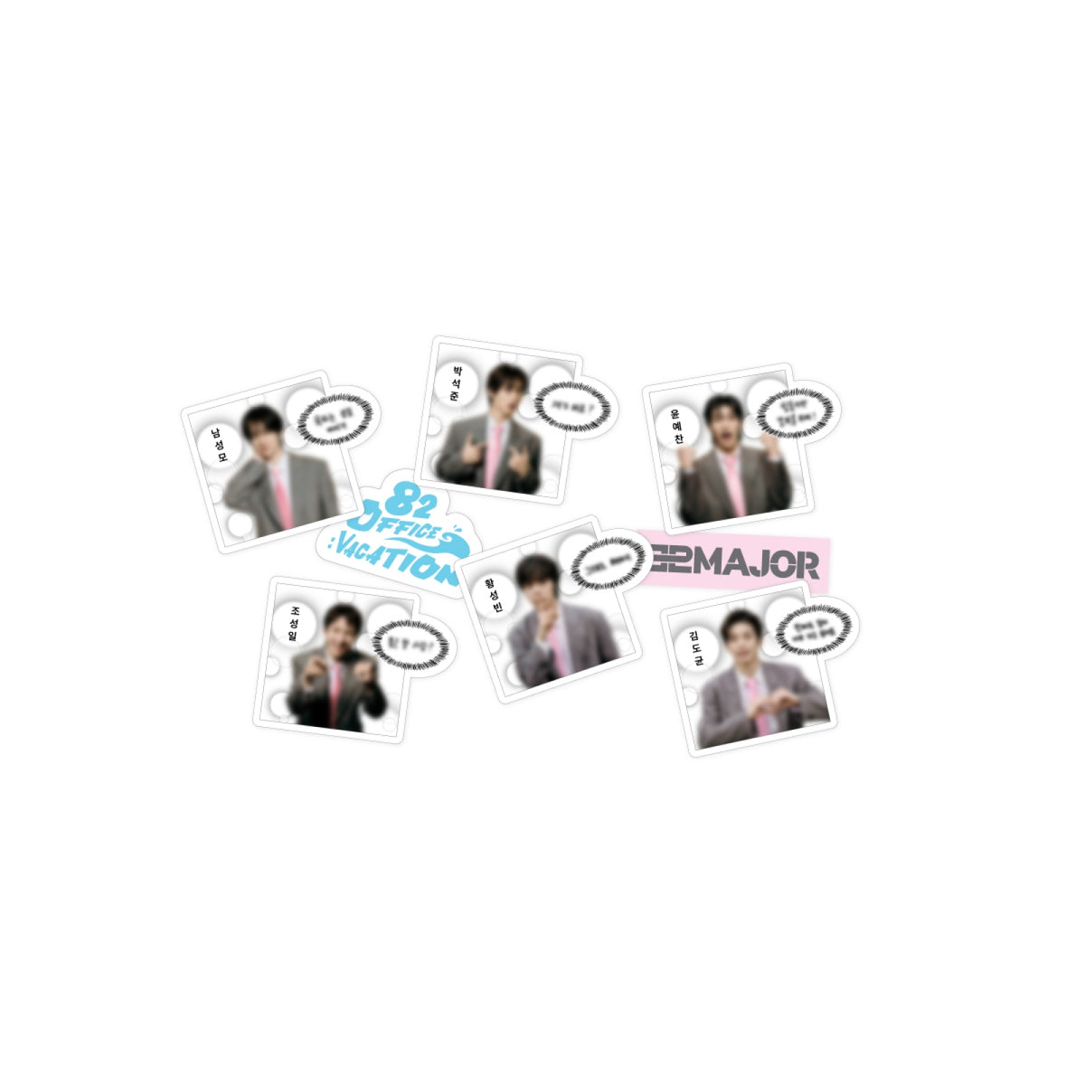 82MAJOR 82MAJOR - Sticker Set - 2026 Fan-Concert 82 Office: Vacation - Official MD