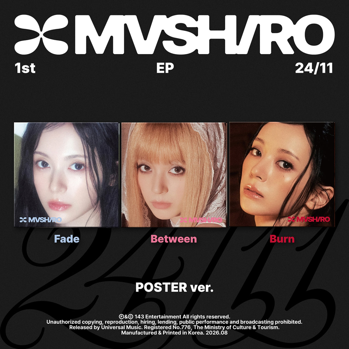 Mashiro Mashiro - 24/11 - Poster Ver. - EP Album