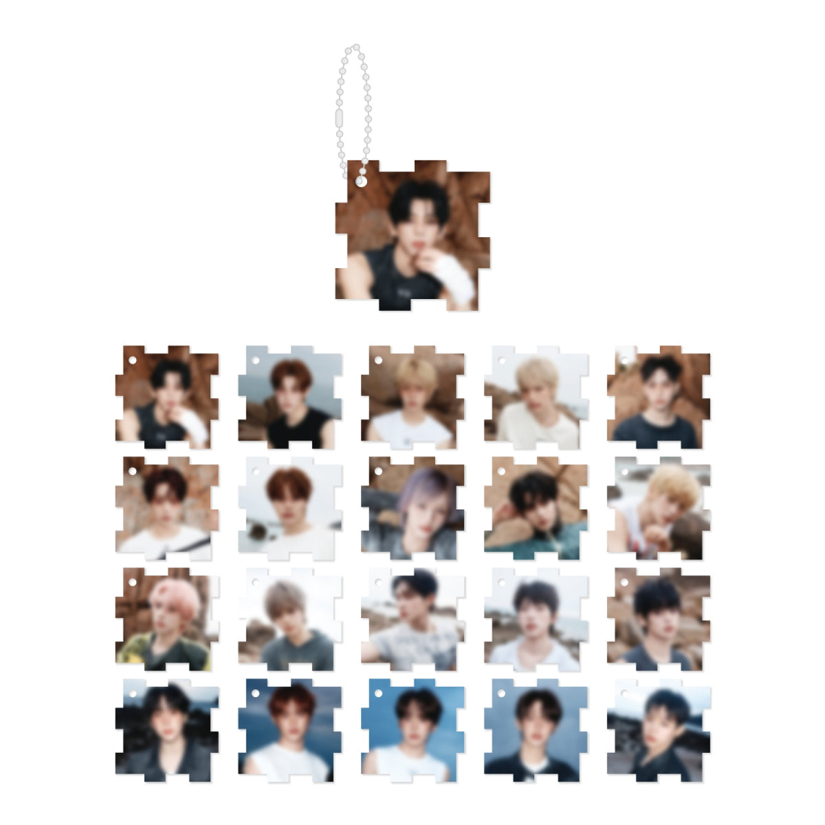 idntt idntt - Random Acrylic Puzzle Keyring - FAN-CON TOUR [20] in Seoul MD