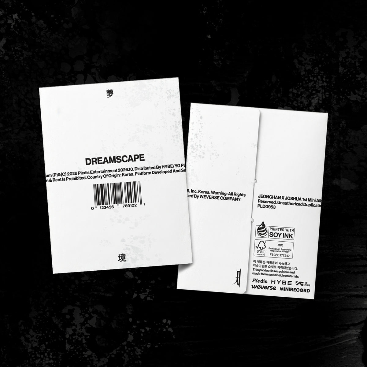 Jeonghan X Joshua (SEVENTEEN) Jeonghan X Joshua (SEVENTEEN) - DREAMSCAPE - Mini Album (Weverse Albums Ver.)