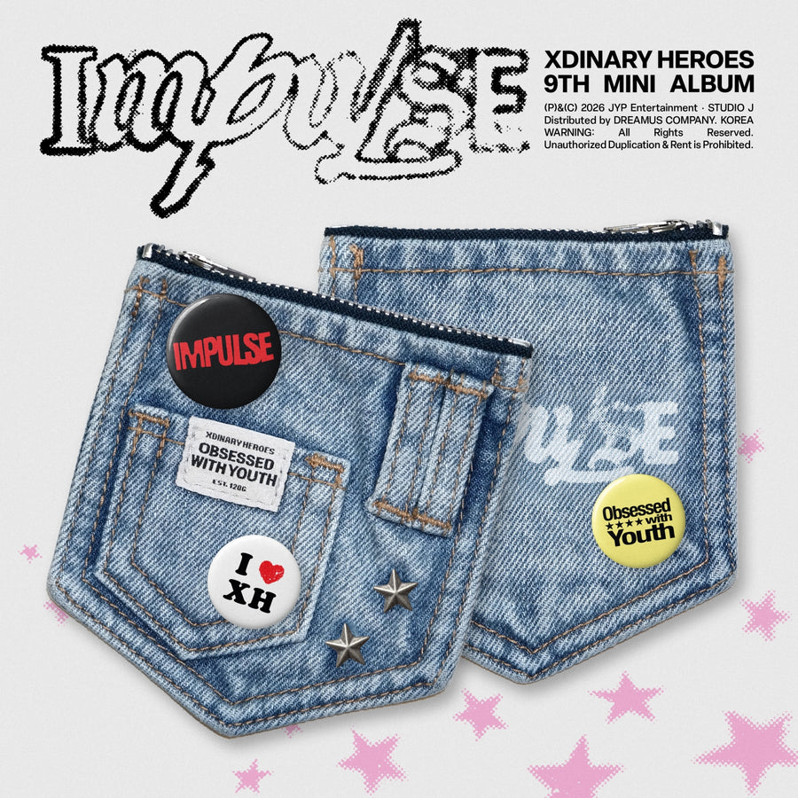 XDINARY HEROES - IMPULSE - Mini Album (Denim Pouch Ver.)
