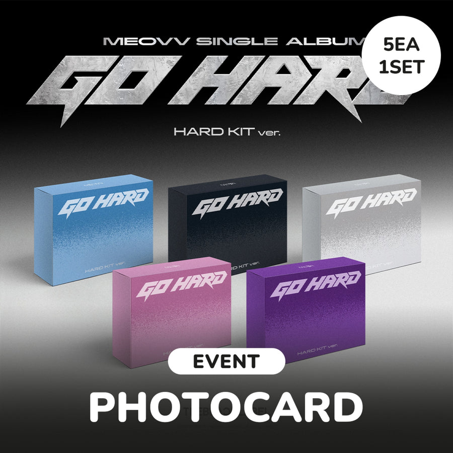MEOVV - GO HARD - HARD KIT Ver. - Single Album (5-Album Set)