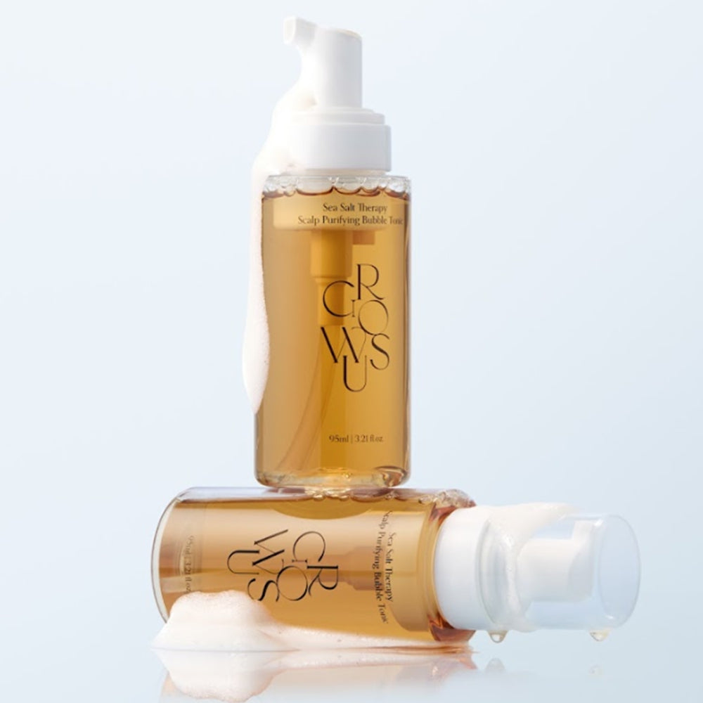 GROWUS Sea Salt Therapy Scalp Purifying Bubble Tonic - Korean scalp tonic
