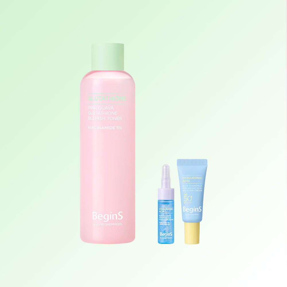 JUNG SAEM MOOL BeginS Pink Guava Glutathione Blemish Toner - Korean toner