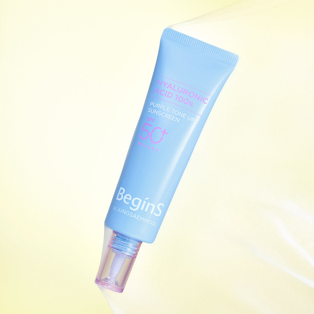 JUNG SAEM MOOL BeginS Blue Chamomile Hyaluronic Acid Purple Tone Up Sunscreen - Korean sunscreen, view 2
